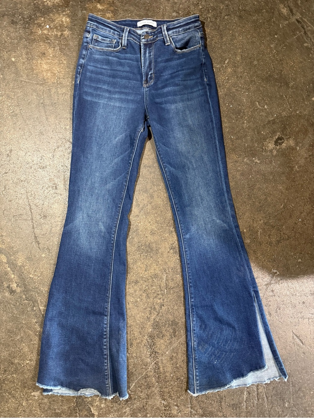 Flying Monkey Dark Blue Flare Jeans